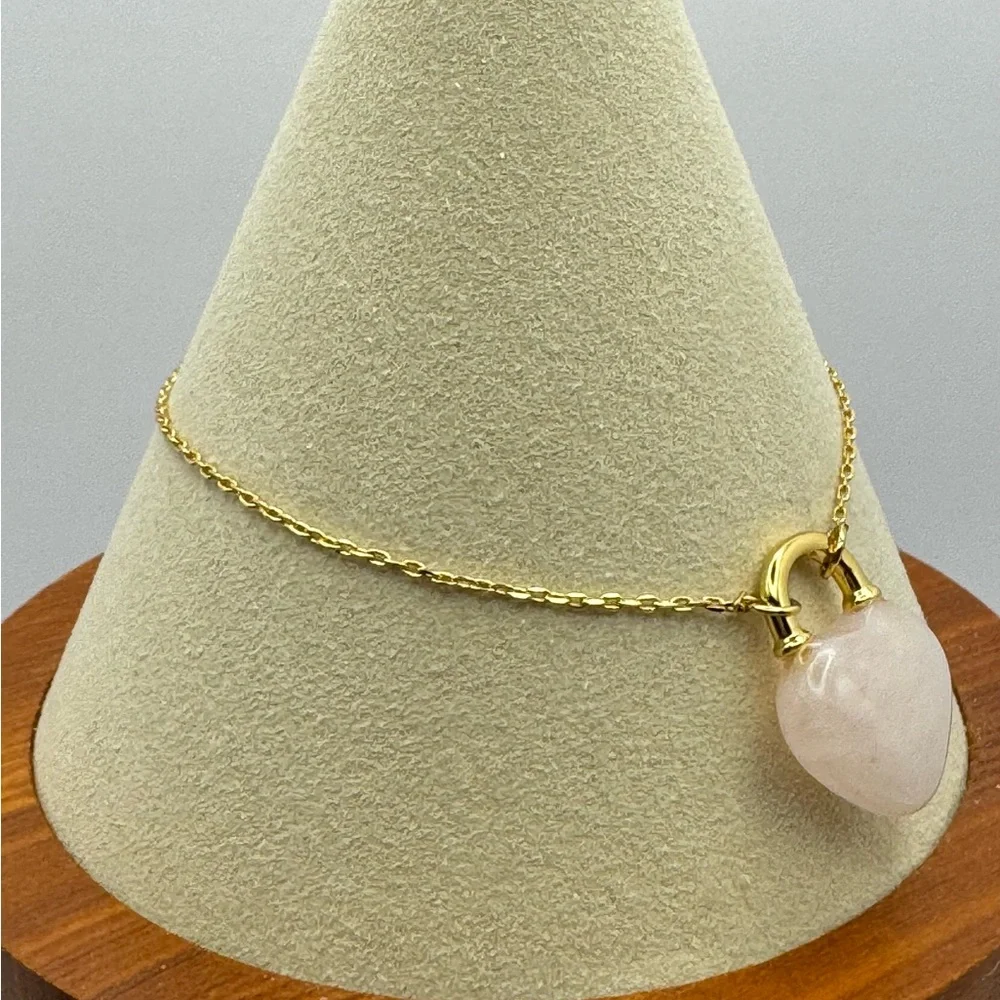 Kate Spade Open Heart Stone Lock Bracelet NWT - Picture 3 of 8
